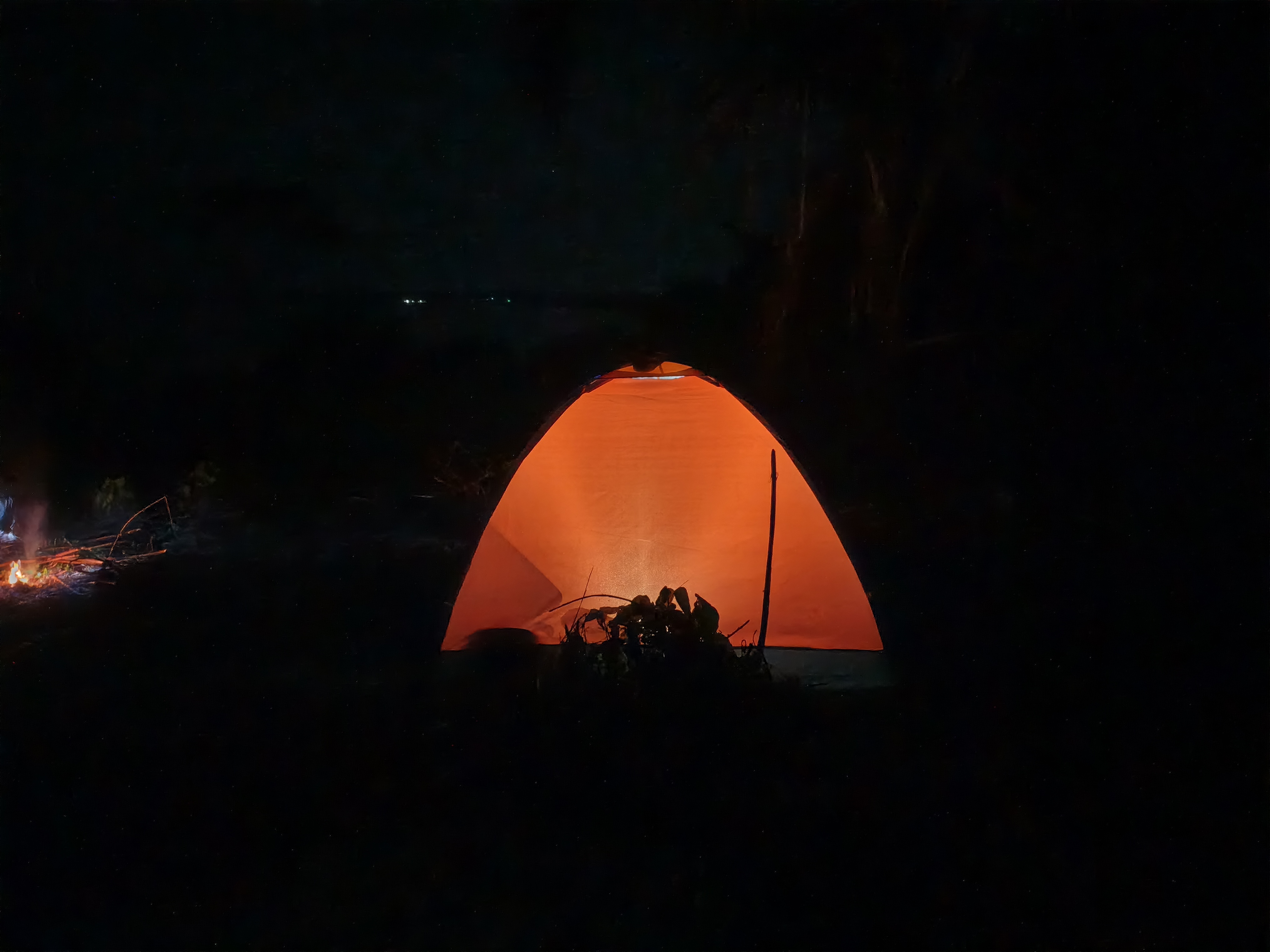 Camping on Bufumira Island