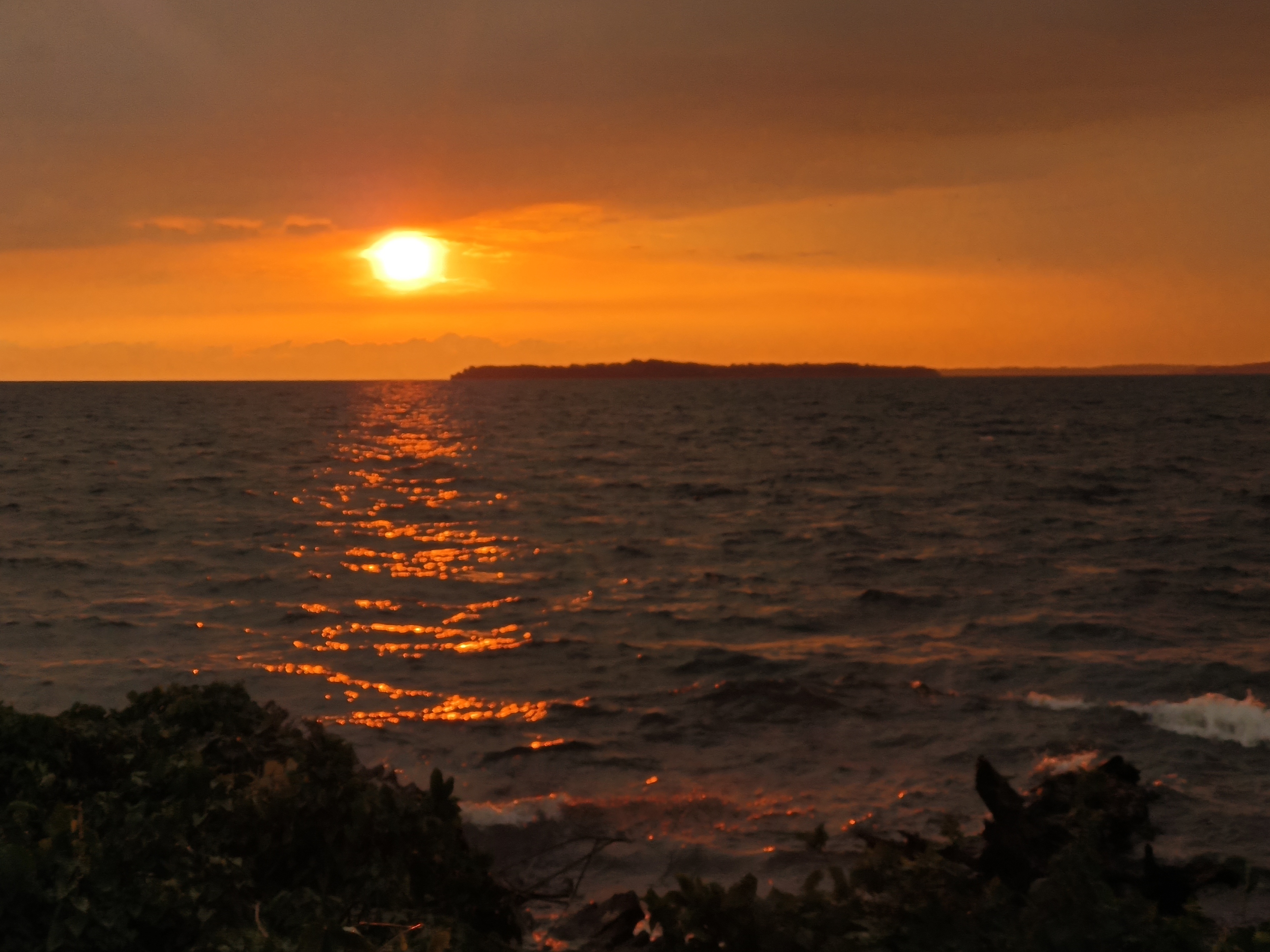 Sunset on Bufumira Island